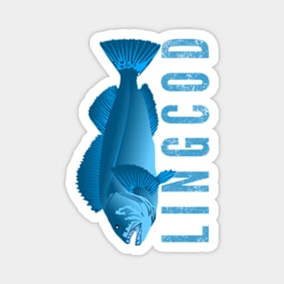 blue lingcod Magnet