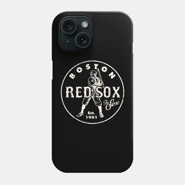 Vintage Boston Red Sox by Buck Tee Phone Case by Buck Tee