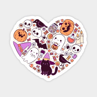 Cute halloween heart shape Magnet