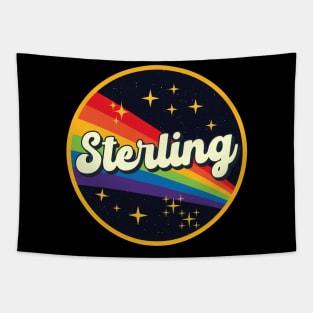 Sterling // Rainbow In Space Vintage Style Tapestry