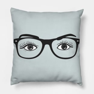 hipster eyes Pillow