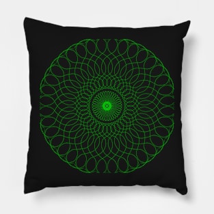 Wavy Circle Pattern Pillow