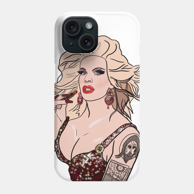 Katya Zamolodchikova Phone Case by SturgesC