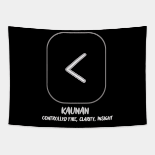 The Nordic rune Kaunan Tapestry