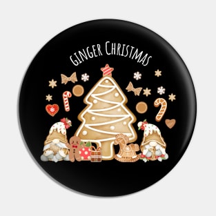 Gingerbread Christmas Pin