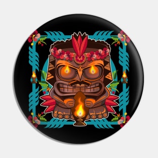 Tiki Hawaiano Pin