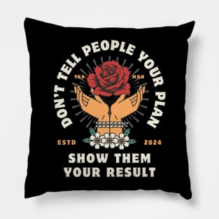 Hustling motivation  Grind hustle Pillow