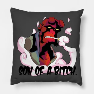 Hellboy ''son of a bitch'' Pillow