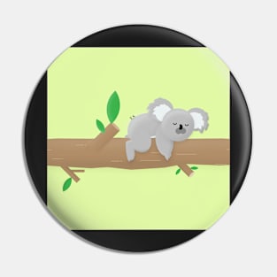 Sleeping koala Pin