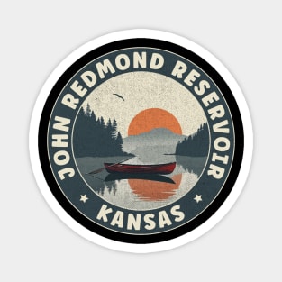 John Redmond Reservoir Kansas Sunset Magnet