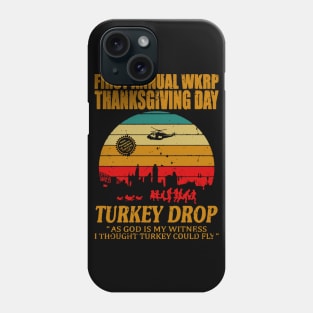 First Annual WKRP Thanksgiving Day Turkey Drop // Retro Style Design Phone Case