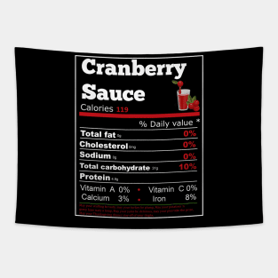 Cranberry Sauce Nutrition Tapestry