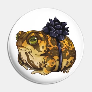 Desert Rain Frog with a black bow Pin