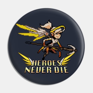 Overwatch - 16-Bit Mercy Quote Pin