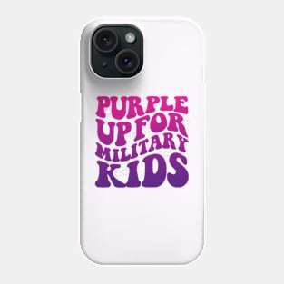 Purple Up For Military Kids Air Force 2024 Phone Case