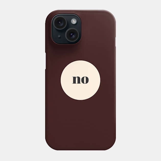 no Phone Case by caroglemus