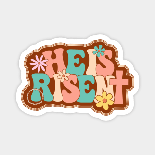 He is risen - happy easter Magnet