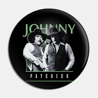 Johnny paycheck +++ 70s vintage Pin