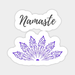 Namaste Lotus Magnet