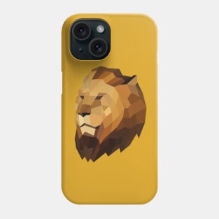 Geometric Lion Head Phone Case