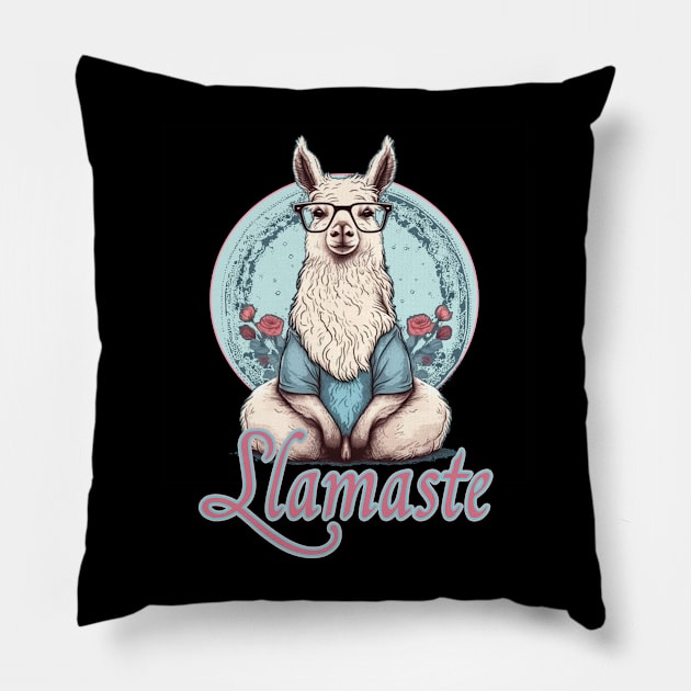 Llamaste Pillow by April Snow 