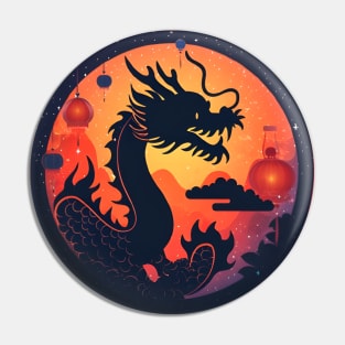 Dragon Festival: Lunar Celebration, Festive Art, and Asian Traditions Pin