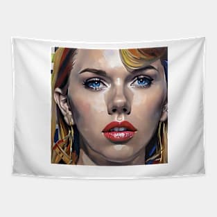 Scarlett  en face Tapestry