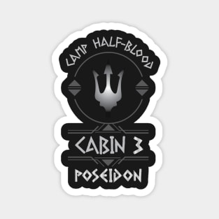 Cabin #3 in Camp Half Blood, Child of Poseidon – Percy Jackson inspired design Magnet