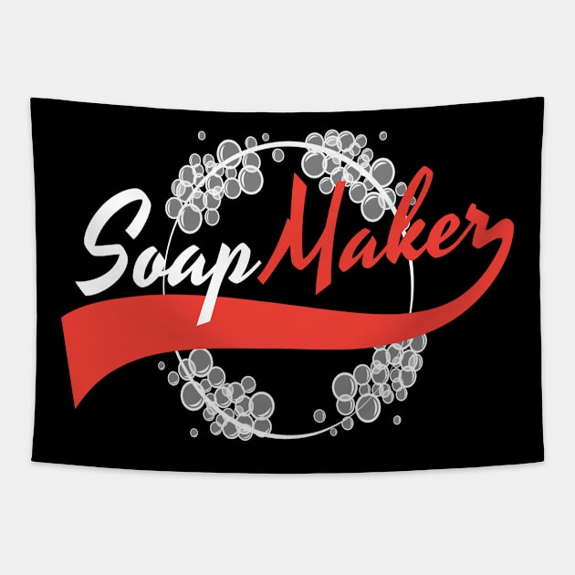 Soap Maker Soap Making Hygiene Care Tapestry by MooonTees