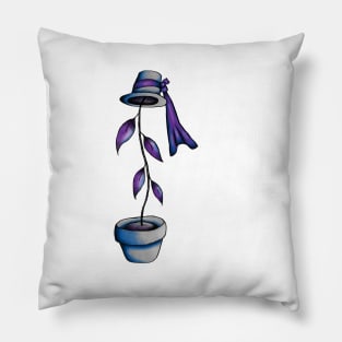 plant in the hat Pillow