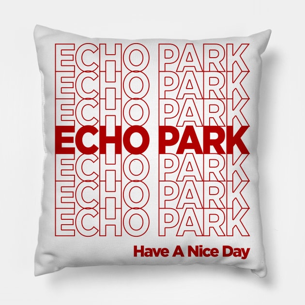 Echo Park Pillow by Gemini Chronicles