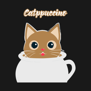 Cat-ppuccino Coffee Cats T-Shirt