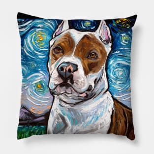 Pitbull Night 2 Pillow