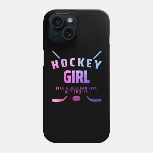 hockey girl Phone Case