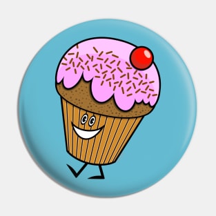 Mr Cupcake Pin