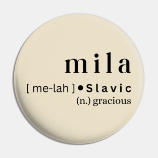 Mila Pin