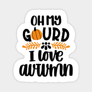 I LOVE AUTUMN Magnet