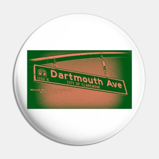 Dartmouth Avenue, WATERMELONI, Claremont, California by Mistah Wilson Pin