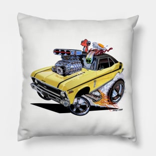 SUPER Nova yellow 1970 Nova SS Pillow