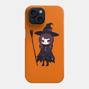 Horror anime characters Witches and broomsticks Phone Case