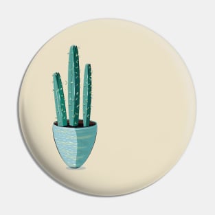 Cactus in blue pot Pin