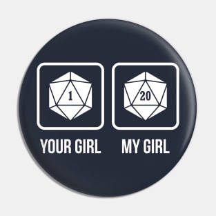 Your Girl vs My Girl Pin