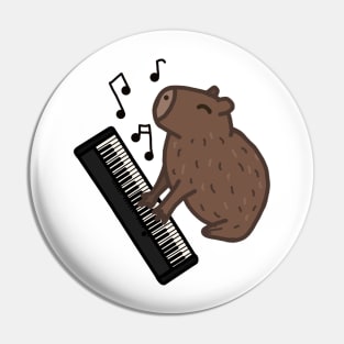 Keyboard Capybara Pin