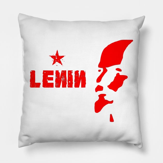 Lenin Pillow by ramonagbrl