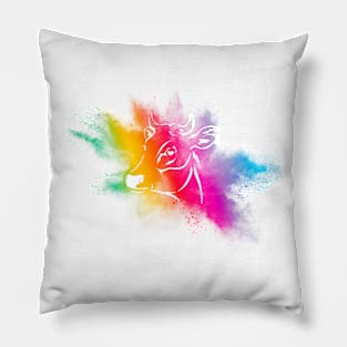 Happy Holi Celebration India Hindu Matching Men Women Kids Pillow