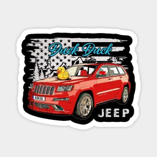 Jeep Grand Cherokee SRT8 Car Form Vintage Artwork Magnet