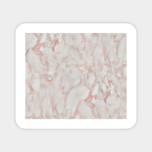 Piazza rose gold marble Magnet