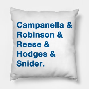 1950 Dodger Greats Pillow