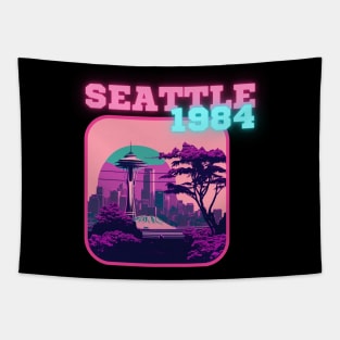 Seattle 1984 Tapestry