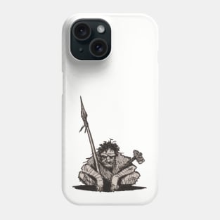 The stone age hunter Phone Case